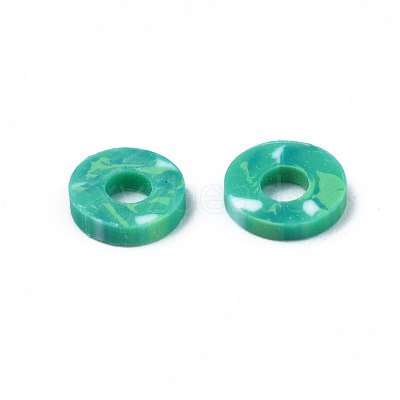 Handmade Polymer Clay Beads Strands CLAY-N008-010F-1