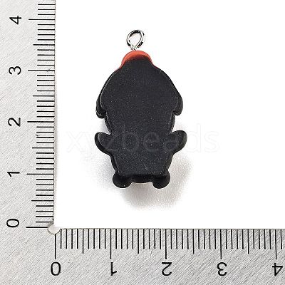 Christmas Theme Opaque Resin Pendants RESI-F054-B04-1