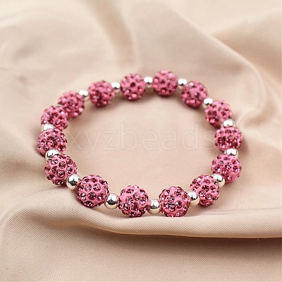Pave Disco Ball Beads RB-A130-10mm-23-1
