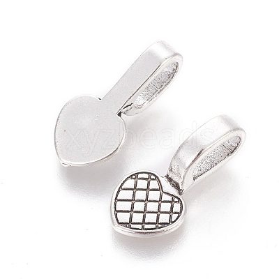 Alloy Glue-on Flat Bails PALLOY-A20070-AS-FF-1