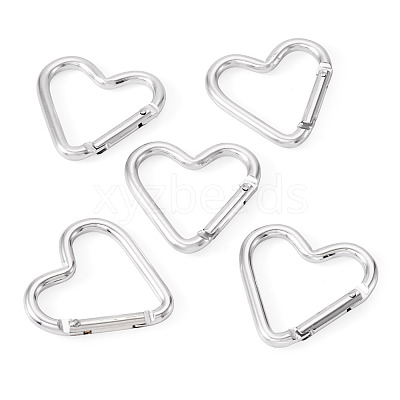 5Pcs Zinc Alloy Spring Gate Rings FIND-TA0009-73O-1
