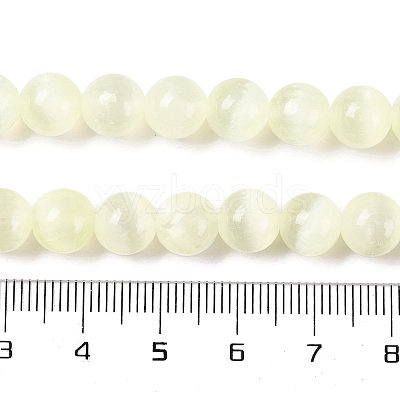 Natural Selenite Beads Strands G-C142-01A-05-1