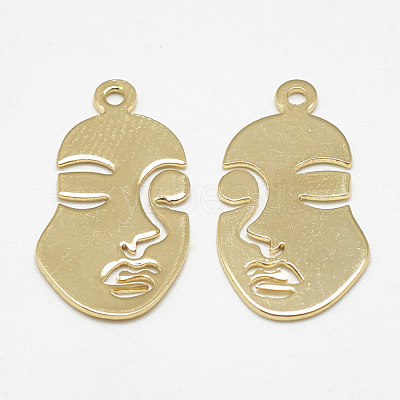 Brass Pendants KK-S347-119-1