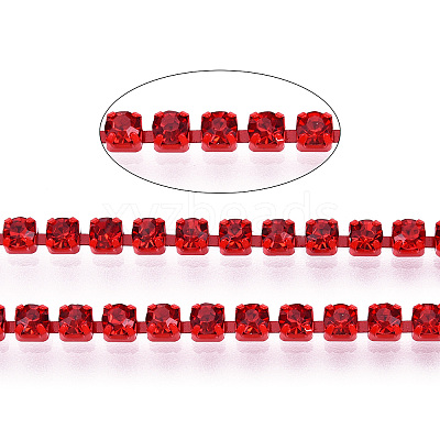 Electrophoresis Iron Rhinestone Strass Chains CHC-Q009-SS8.5-B07-1