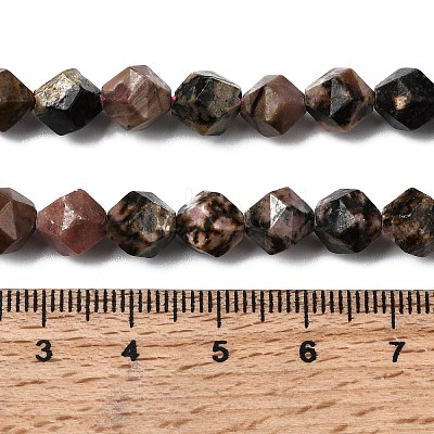 Natural Rhodonite Beads Strands G-Z119-A19-02-1
