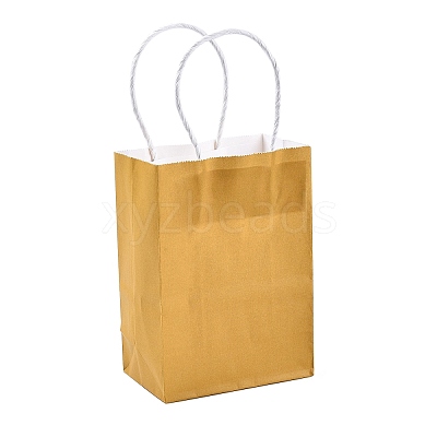 Pure Color Kraft Paper Bags AJEW-G020-A-06-1