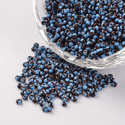 12/0 Opaque Colours Seep Glass Beads SEED-M008-C25-1