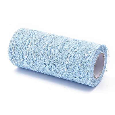 Glitter Sequin Deco Mesh Ribbons OCOR-K004-A04-1