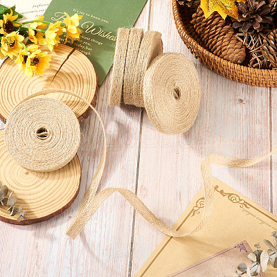 10M Braided Burlap Ribbon OCOR-TAC0015-13A-1