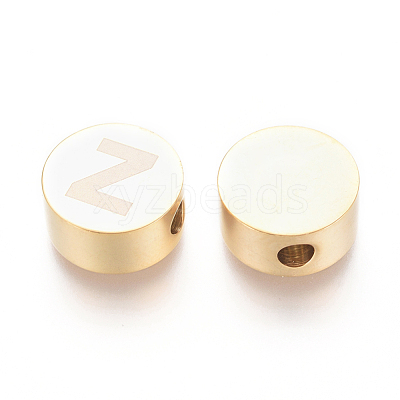 304 Stainless Steel Beads STAS-I126-02G-Z-1