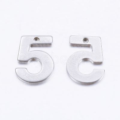 Tarnish Resistant 201 Stainless Steel Pendants STAS-F128-01P-5-1