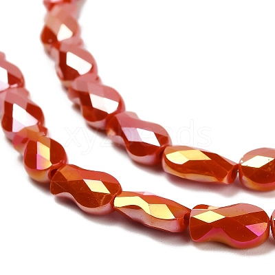 Electroplate Glass Beads Strands EGLA-P066-01A-AB07-1