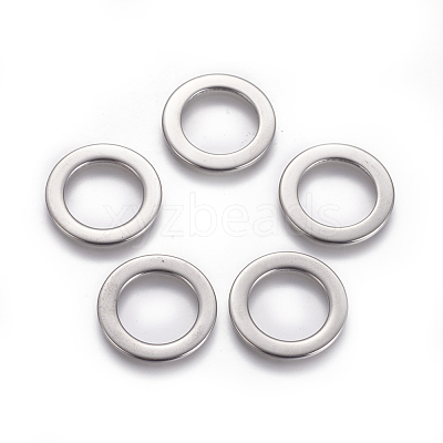Tarnish Resistant 201 Stainless Steel Linking Rings STAS-L234-040P-1