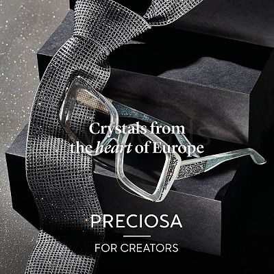 Preciosa® Crystal Hotfix Flatback Stones Y-PRC-HSS12-30150-1