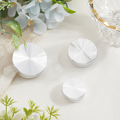 3Pcs 3 Styles Aluminum Turntable Base Table Tray FIND-SP0004-52-1