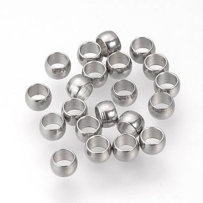 Tarnish Resistant 304 Stainless Steel Spacer Beads STAS-R065-81-1
