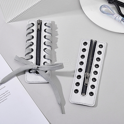 2Pcs PU Zipper Accessories FIND-PH0028-27A-1