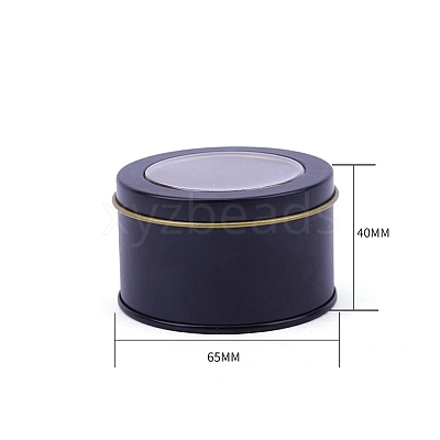 Tinplate Tins Gift Boxes with Clear Window Lid LS-PW-WG97416-02-1