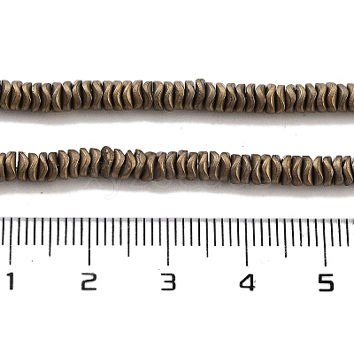 Electroplated Synthetic Non-magnetic Hematite Beads Strands G-H020-M01-17-1