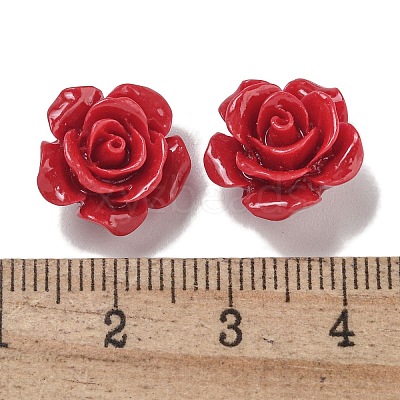 Synthetic Coral Dyed Carved Beads SHEL-I001-05B-1