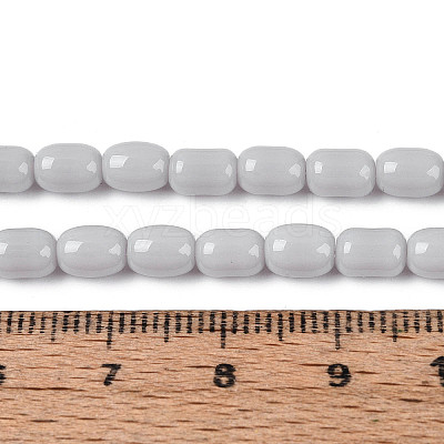 Opaque Glass Beads Strands GLAA-T028-14P-02-1