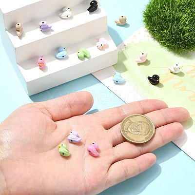 16Pcs 8 Colors Baking Paint Zinc Alloy Beads FIND-CJ0004-72-1