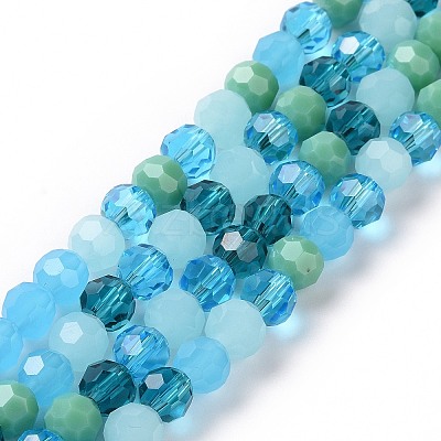 Glass Beads Strands GLAA-E036-09G-1