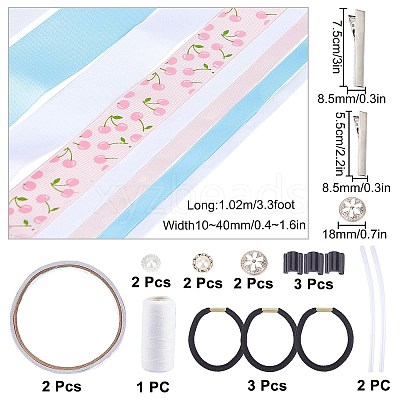 DIY Hair Ornaments Accessories Kits DIY-WH0195-60-1