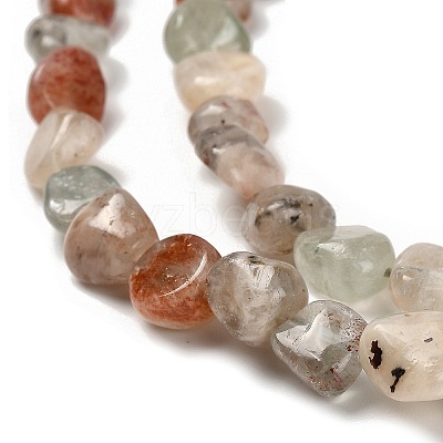 Natural Arusha Sunstone Beads Strands G-P497-01E-43-1
