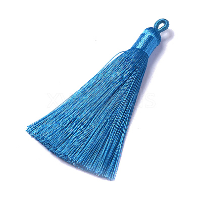 Polyester Tassel Pendants FIND-I009-B06-1