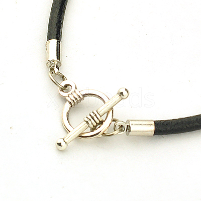 Cowhide Leather Cord Bracelet Making AJEW-JB00018-03-1
