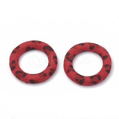 Cloth Fabric Covered Linking Rings X-WOVE-N009-06A-1