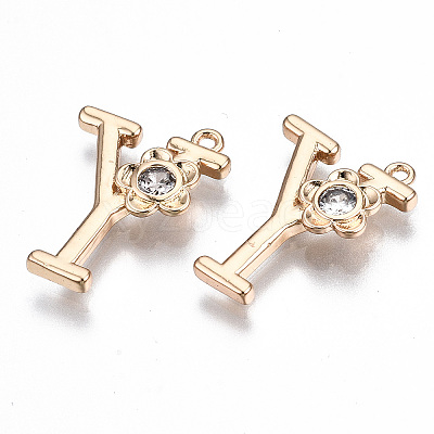 Brass Pendants KK-Q768-001G-Y-1