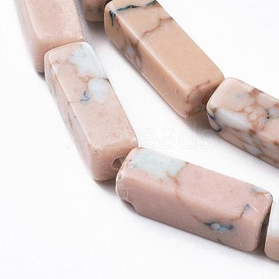 Synthetic Imperial Jasper Beads Strands G-E508-02L-1