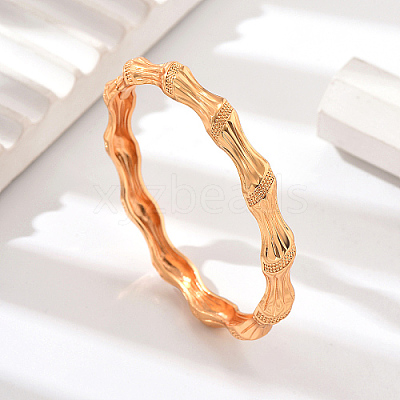Real 18K Gold Plated Brass Bangles AJ8200-1-1
