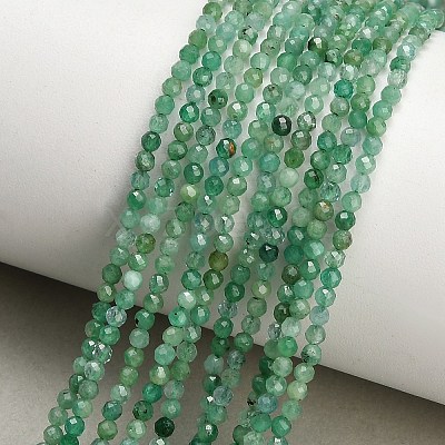 Natural Emerald Beads Strands GG-CBA77FB-B13-2mm-1