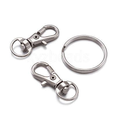Alloy Swivel Lobster Claw Clasps FIND-TA0001-01P-1