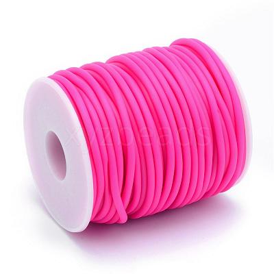 Hollow Pipe PVC Tubular Synthetic Rubber Cord RCOR-R007-3mm-11-1