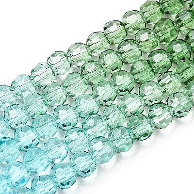 Transparent Glass Beads Strands GLAA-E036-07L-1