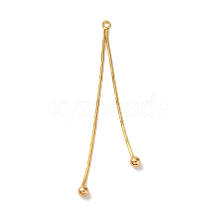 Brass Big Pendants KK-G510-15G-1