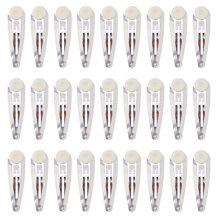 70Pcs Alloy Snap Hair Clip Finding AJEW-SC0003-36-1
