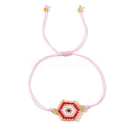 Hexagon Eye Beaded Bracelet Unisex Fashion Jewelry from Europe and America OL1496-1-1