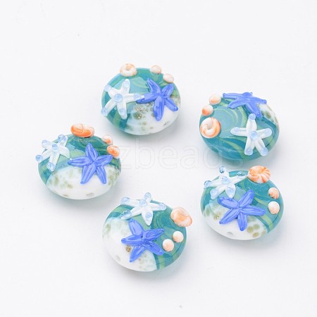 Ocean Style Handmade Lampwork Beads LAMP-J071-02-1