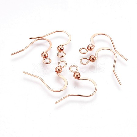 316 Surgical Stainless Steel Earring Hooks X-STAS-P220-13RG-1