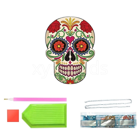 DIY Skull Diamond Painting Kit PW-WG8FCFD-01-1