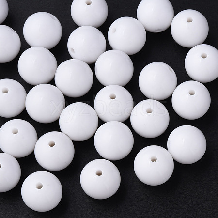 Opaque Acrylic Beads MACR-S370-C18mm-01-1