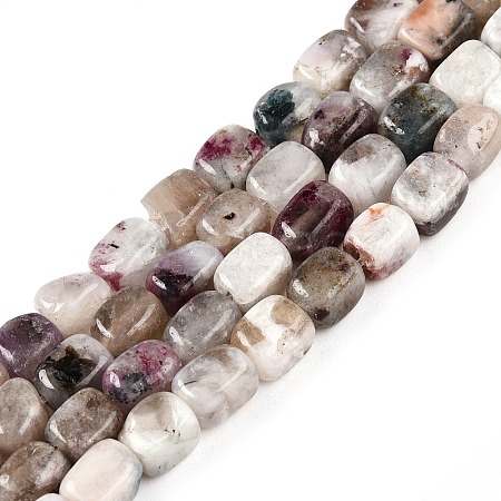 Natural Plum Blossom Tourmaline Beads Strands G-T141-12A-1