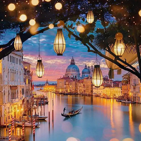 DIY Scenery Theme Diamond Painting Kits DIAM-PW0004-062G-1