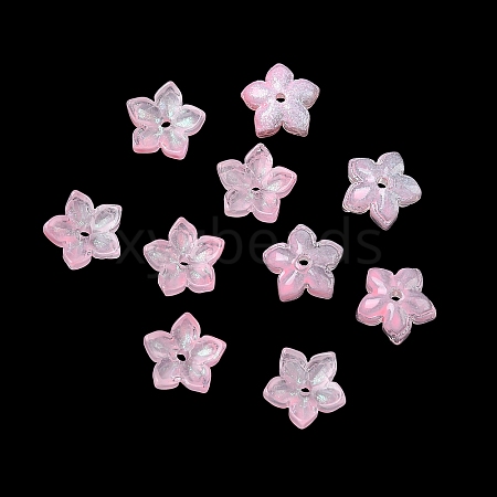 Dyed & Heated Glass Bead Caps GLAA-Z019-02A-1