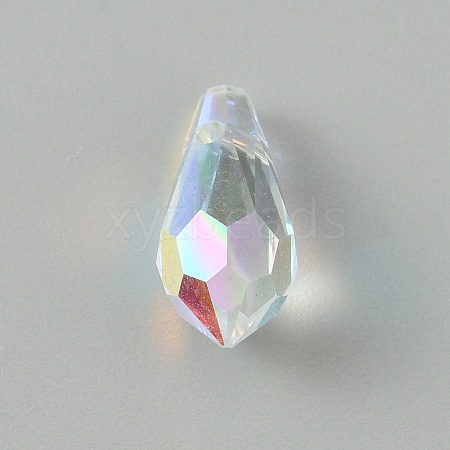 Glass Charms GLAA-WH0031-42D-1